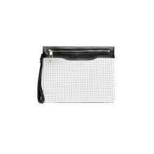 New Arrival Fashion Ladies Laser PU Clutch with Wrist Handle